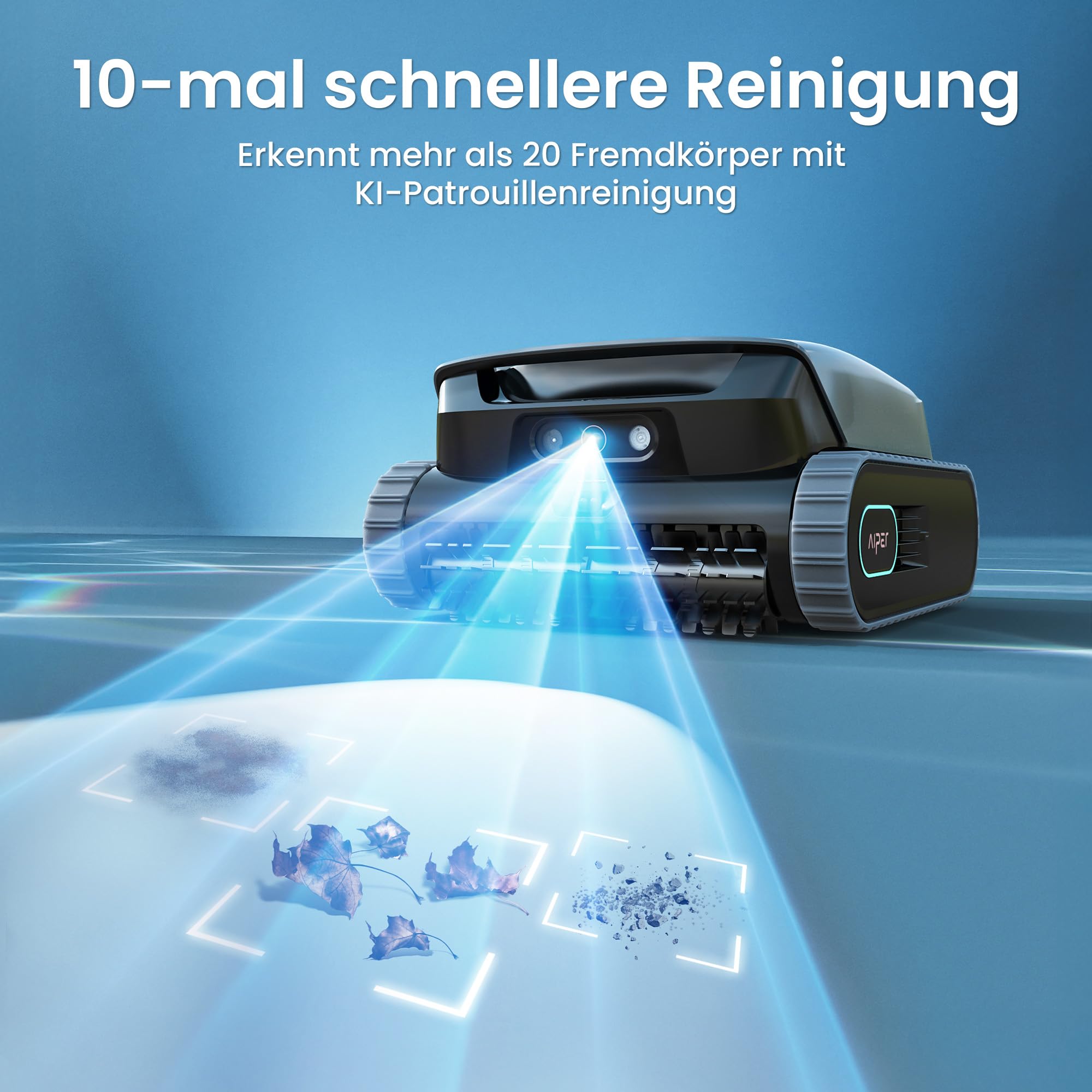 AIPER Scuba V3 Poolroboter mit KI-Kamera, kabellos – Bild 3