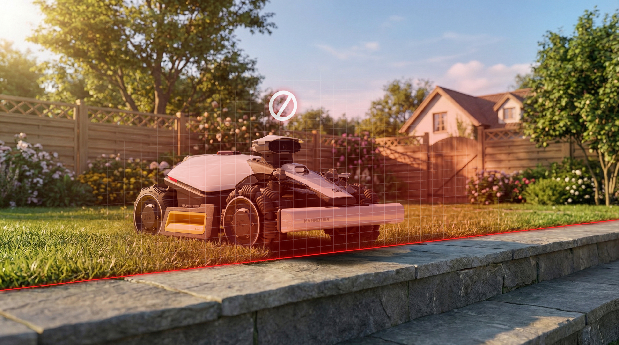 Mammotion LUBA mini 2 AWD 1000 m² Mähroboter ohne Begrenzungskabel – Bild 3