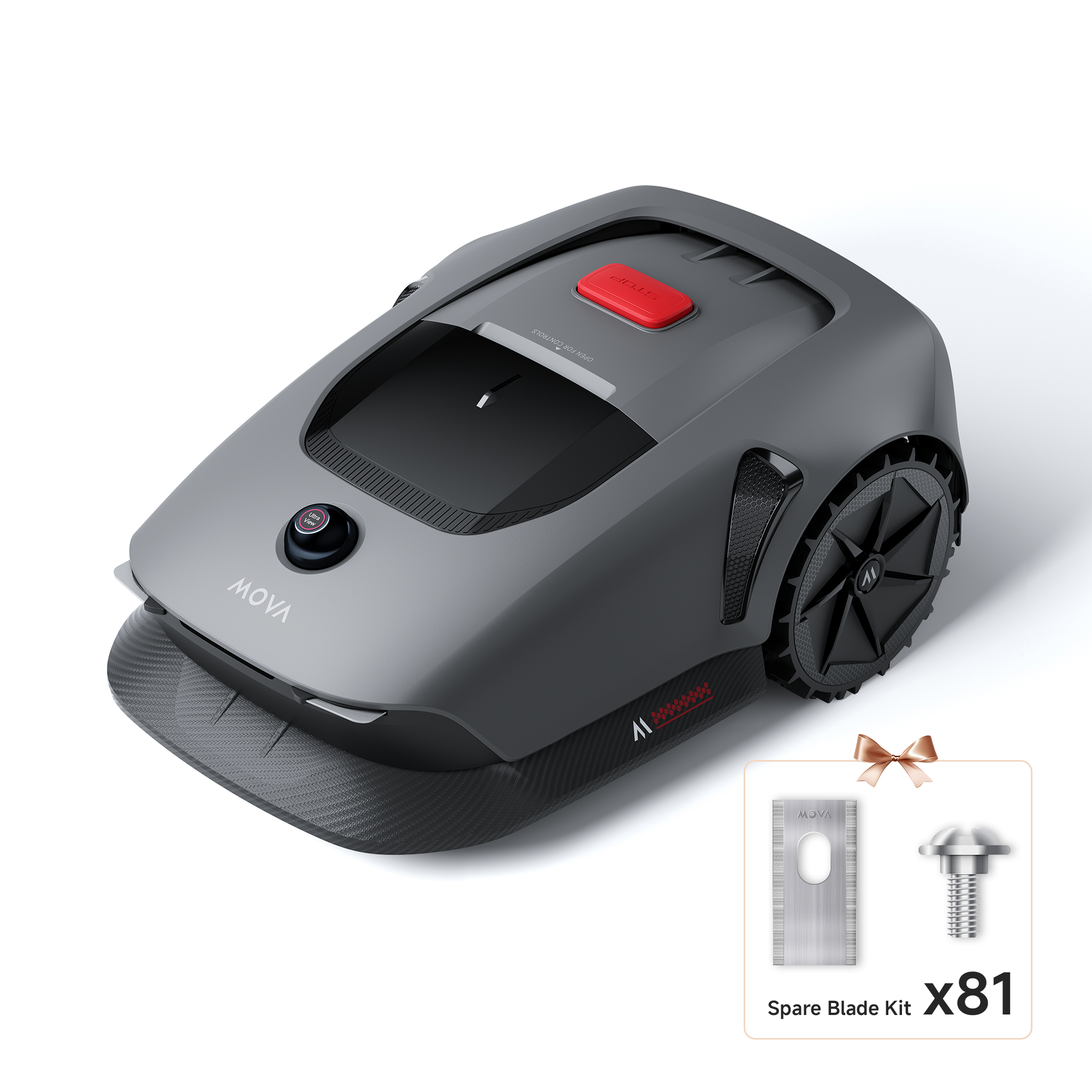 MOVA 600 Kit Mähroboter UltraView Hinderniserkennung App-Steuerung